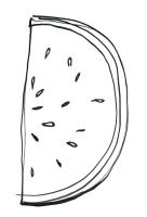 Fruit Contour Watermelon #112384 Fruit Contour Watermelon #112384