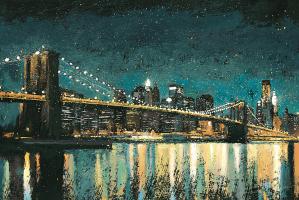 Bright City Lights Teal #20602 Bright City Lights Teal #20602