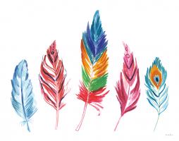 Rainbow Feathers IV #37648 Rainbow Feathers IV #37648