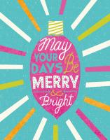 Festive Holiday Light Bulb Merry and Bright v2 #37718 Festive Holiday Light Bulb Merry and Bright v2 #37718