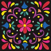Floral Fiesta Tile III #41505 Floral Fiesta Tile III #41505