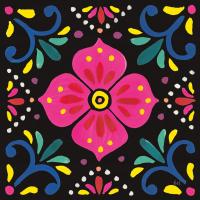 Floral Fiesta Tile IX #41511 Floral Fiesta Tile IX #41511