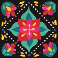 Floral Fiesta Tile XI #41513 Floral Fiesta Tile XI #41513