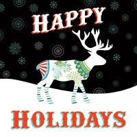 Mod Holiday on Black I #41756 Mod Holiday on Black I #41756