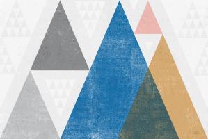 Mod Triangles I Gray #42833 Mod Triangles I Gray #42833