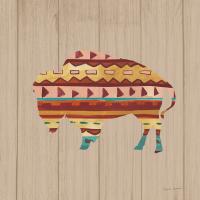 Southwestern Vibes II on Walnut #43751