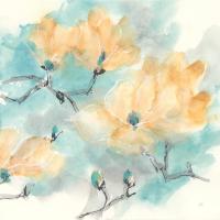 Teal Buds I #45472
