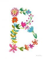 Floral Alphabet Letter II #45479 Floral Alphabet Letter II #45479