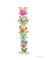 Floral Alphabet Letter IX #45486