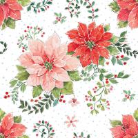 Country Poinsettias Step 01A #46272