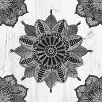Mandala Morning VI BW #46610