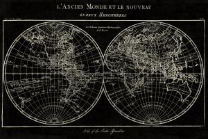 Map of the World Black #46809 Map of the World Black #46809