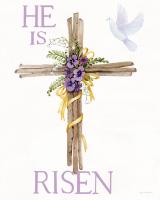Easter Blessing Saying III with Cross #46953 Easter Blessing Saying III with Cross #46953