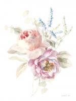 Cottage Garden V on White #47885 Cottage Garden V on White #47885