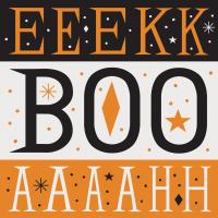 Festive Fright EEK BOO AHH #48260 Festive Fright EEK BOO AHH #48260