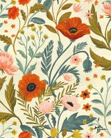 Blue Botanical Pattern IA #48605 Blue Botanical Pattern IA #48605