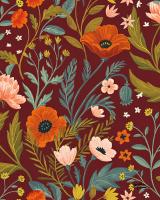 Blue Botanical Pattern IC #48607 Blue Botanical Pattern IC #48607