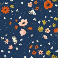 Blue Botanical Pattern IIA #48610 Blue Botanical Pattern IIA #48610