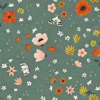 Blue Botanical Pattern IIB #48611 Blue Botanical Pattern IIB #48611