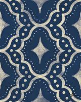Blue Botanical Pattern IVA #48613 Blue Botanical Pattern IVA #48613