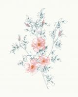 Flowers on White II Contemporary Bright #48801 Flowers on White II Contemporary Bright #48801