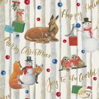 Christmas Critters Bright Pattern IVB #49207