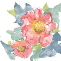 Peony in the Pink II on White #49547 Peony in the Pink II on White #49547