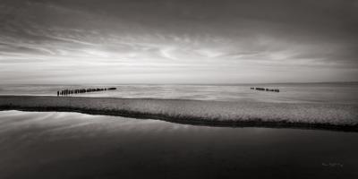 Lake Superior Beach IV BW #50402