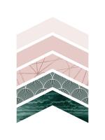 Evergreen Blush Geo 1 #50989 Evergreen Blush Geo 1 #50989