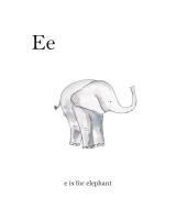 E is for Elephant #51579 E is for Elephant #51579