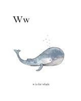 W is for Whale #51580 W is for Whale #51580