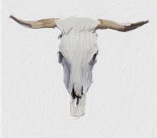 Alabaster Cow Skull #51912 Alabaster Cow Skull #51912