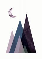 Scandi Mountains Blue 1 #51921 Scandi Mountains Blue 1 #51921