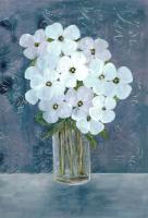 White Floral Blues #52966 White Floral Blues #52966