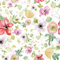 Spray of Anemones Pattern I #54033 Spray of Anemones Pattern I #54033