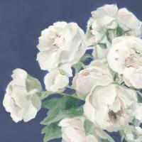 Peonies on Blue Indigo #55661 Peonies on Blue Indigo #55661