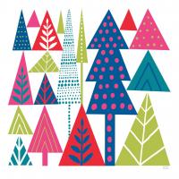 Geometric Holiday Trees II Bright #56254 Geometric Holiday Trees II Bright #56254