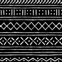 Jungle Love Pattern V Sq I BW #56365