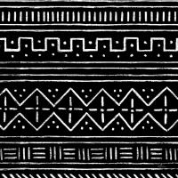 Jungle Love Pattern V Sq II BW #56366