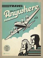 VINTAGE ADVERTISING TRAVEL PLANE USA #JOEAND 116842 VINTAGE ADVERTISING TRAVEL PLANE USA #JOEAND 116842