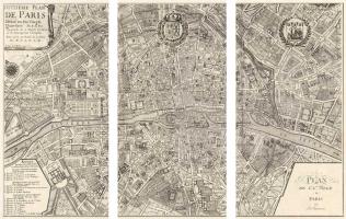 Plan dela Ville de Paris 1715 #AP6033 Plan dela Ville de Paris 1715 #AP6033
