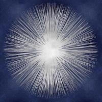 Silver Sunburst on Blue I #AY112554 Silver Sunburst on Blue I #AY112554