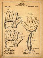 Baseball Glove, 1909-Antique I #BE112936 Baseball Glove, 1909-Antique I #BE112936