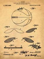 Basketball, 1916-Antique II #BE112945 Basketball, 1916-Antique II #BE112945