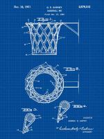Basketball net, 1950-Blue II #BE112947 Basketball net, 1950-Blue II #BE112947