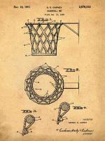 Basketball net, 1950-Antique I #BE112950 Basketball net, 1950-Antique I #BE112950