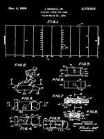 Football game piece, 1955-Blac #BE112959 Football game piece, 1955-Blac #BE112959
