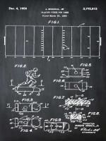 Football game piece, 1955-Chal #BE112962 Football game piece, 1955-Chal #BE112962