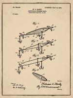Fishing Lure, 1903 - Antique #BE112968 Fishing Lure, 1903 - Antique #BE112968