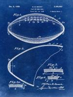 Football, 1938-Blue #BE112981 Football, 1938-Blue #BE112981